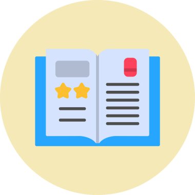 Portföy web simgesi vektör illüstrasyonu