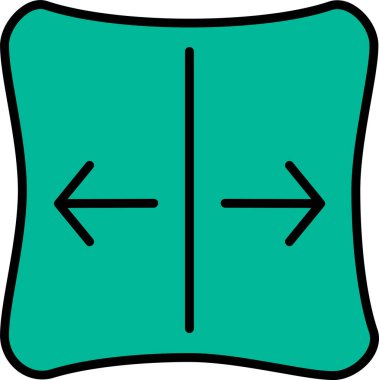 Elastisite simgesi vektör illüstrasyon tasarımı