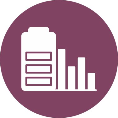 Kullanım Geçmişi simgesinin vektör illüstrasyonu