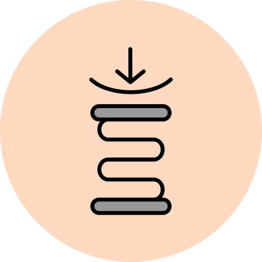 Bahar Simgesi, Beyaz Arkaplanda Vektör İllüstrasyonu 