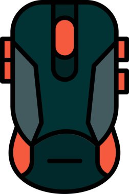 kablosuz fare ağ simgesi vektör çizimi