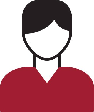 Denetleyici avatar simgesi vektör illüstrasyonu 