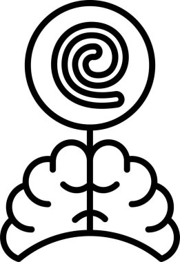 Karışıklık Ağ ikonu vektör illüstrasyonu