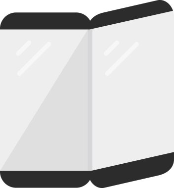 Katlanabilir Telefon Web simgesi vektör illüstrasyonu