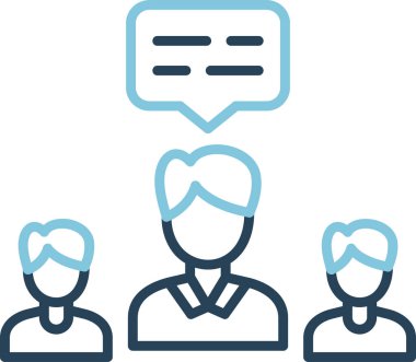 Takım. Web simgesi basit illüstrasyon