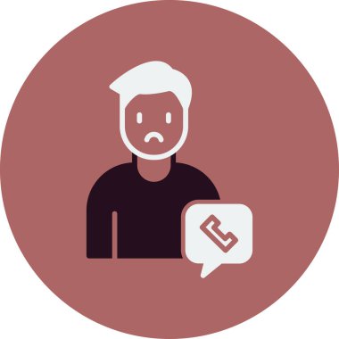 Anonim Web simgesi vektör illüstrasyonu