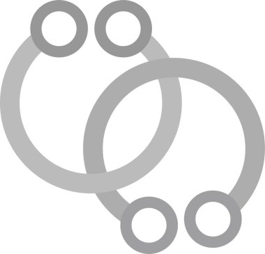  Bilezikler web simgesi vektör illüstrasyonu 