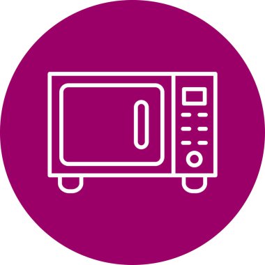 Fırın. Web simgesi basit illüstrasyon 