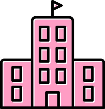 Basit vektör oluşturma illüstrasyonu, simge