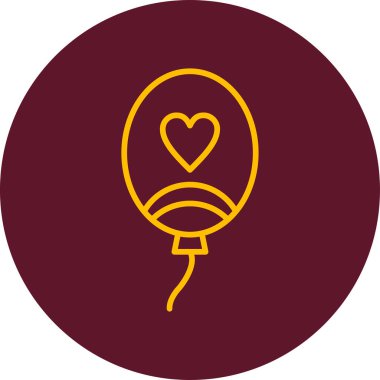 balon ikon vektör illüstrasyonu