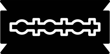 Tıraş bıçağının ana hatları çizimi