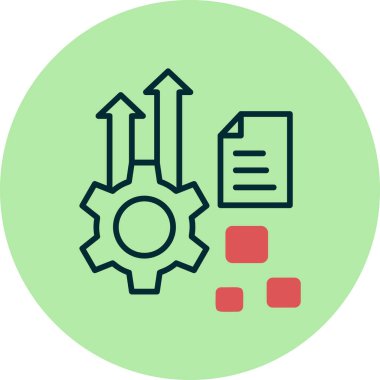 Web simgesi vektör illüstrasyonunu yükselt