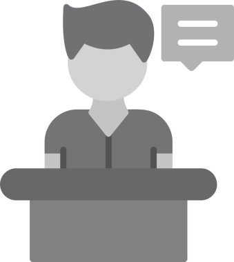 Tanık Web simgesi vektör illüstrasyonu