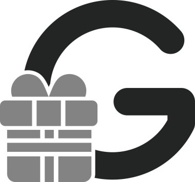 Basit renk G harfi ve ABC için simge. Soyut vektör illüstrasyonu