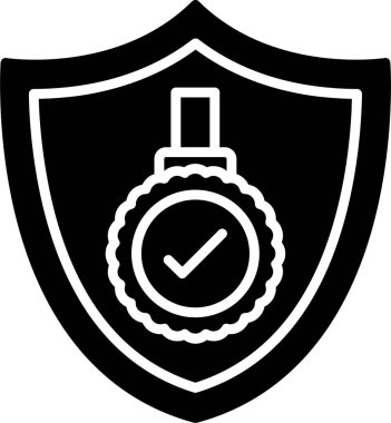 Garanti simgesi vektör illüstrasyonu 