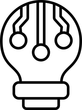 Teknoloji. Web simgesi basit illüstrasyon