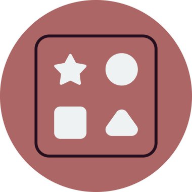 oyun web simgesi, basit illüstrasyon, Çeşitlilik simgesi