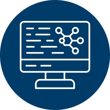 Basit Bilgisayar vektör illüstrasyonu