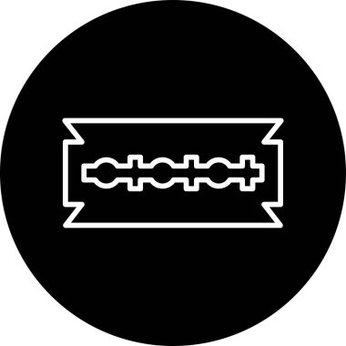 Tıraş bıçağının ana hatları çizimi