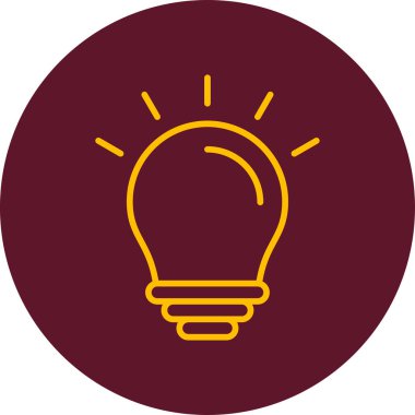 Ampul Ağı simgesi, vektör illüstrasyonu