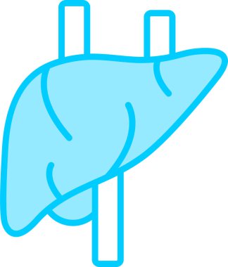 ssimple liver simgesi vektör çizimi