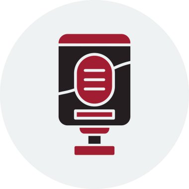 Mupi posterinin basit bir çizgisi.