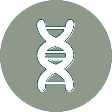 dna. Web simgesi basit illüstrasyon 