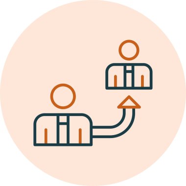 basit iş simge vektör çizim