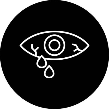 Basit sulu göz çizimi