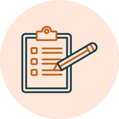 İş görev listesi, basit vektör tasarımı