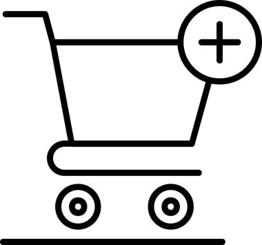 Web simgesi satın al, vektör illüstrasyonu