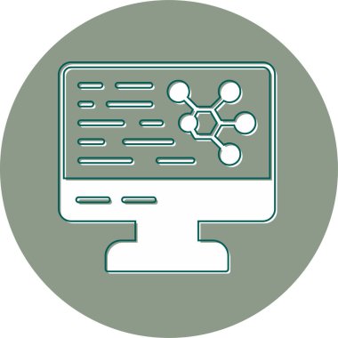 Basit Bilgisayar vektör illüstrasyonu