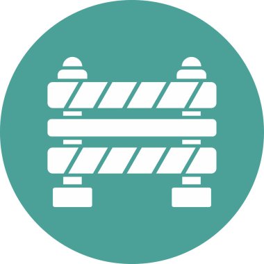 Bariyer ağ simgesi vektör illüstrasyonu