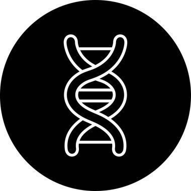 dna. Web simgesi basit illüstrasyon 