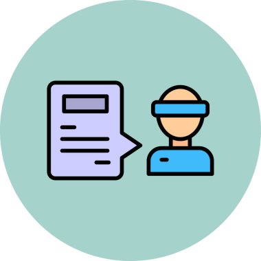 Nlp web simgesi vektör illüstrasyonu