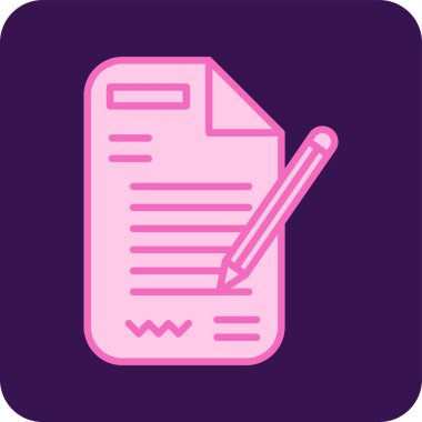 Sözleşmeli ağ simgesi, vektör illüstrasyonu