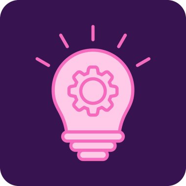 Ampul Ağı simgesi, vektör illüstrasyonu