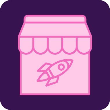 Atölye. Web simgesi basit illüstrasyon