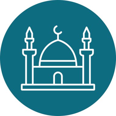 Cami inşaatı, ana hatlı resim