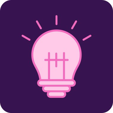 Ampul Ağı simgesi, vektör illüstrasyonu