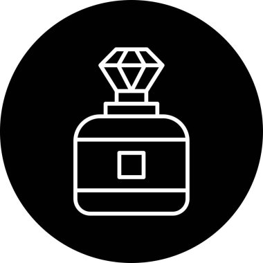 parfüm simge vektör çizim