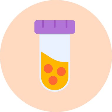 test tübü ikon vektör çizimi
