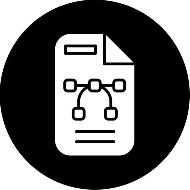 Vektör Dosyası simgesinin çizimi