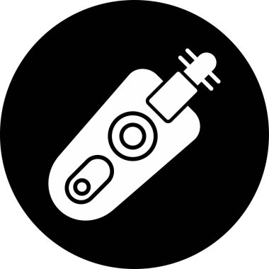 Burun kılları için temel doğrusal budayıcı çizimi