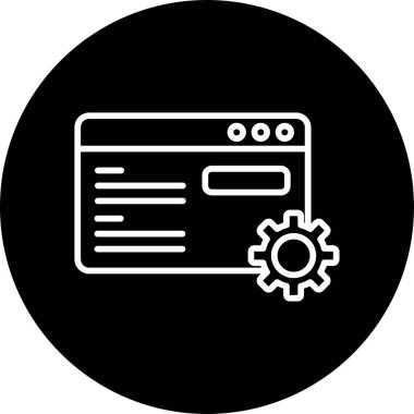 Basit Metin simgesi, vektör illüstrasyonu