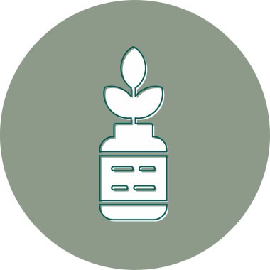 Yapraklı bitkinin temel doğrusal resmi