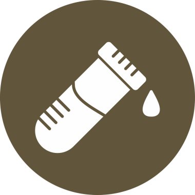 test tübü ikon vektör çizimi