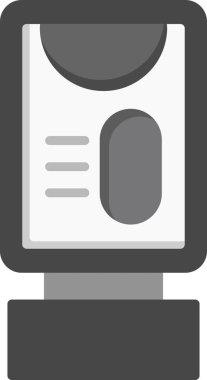 Mupi web simgesi vektör illüstrasyonu