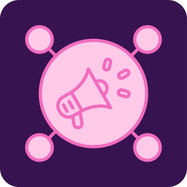 Kanallar web simgesi vektör illüstrasyonu