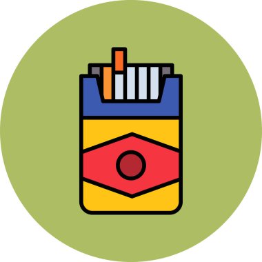 Sigaranın basit kavramsal doğrusal çizimi